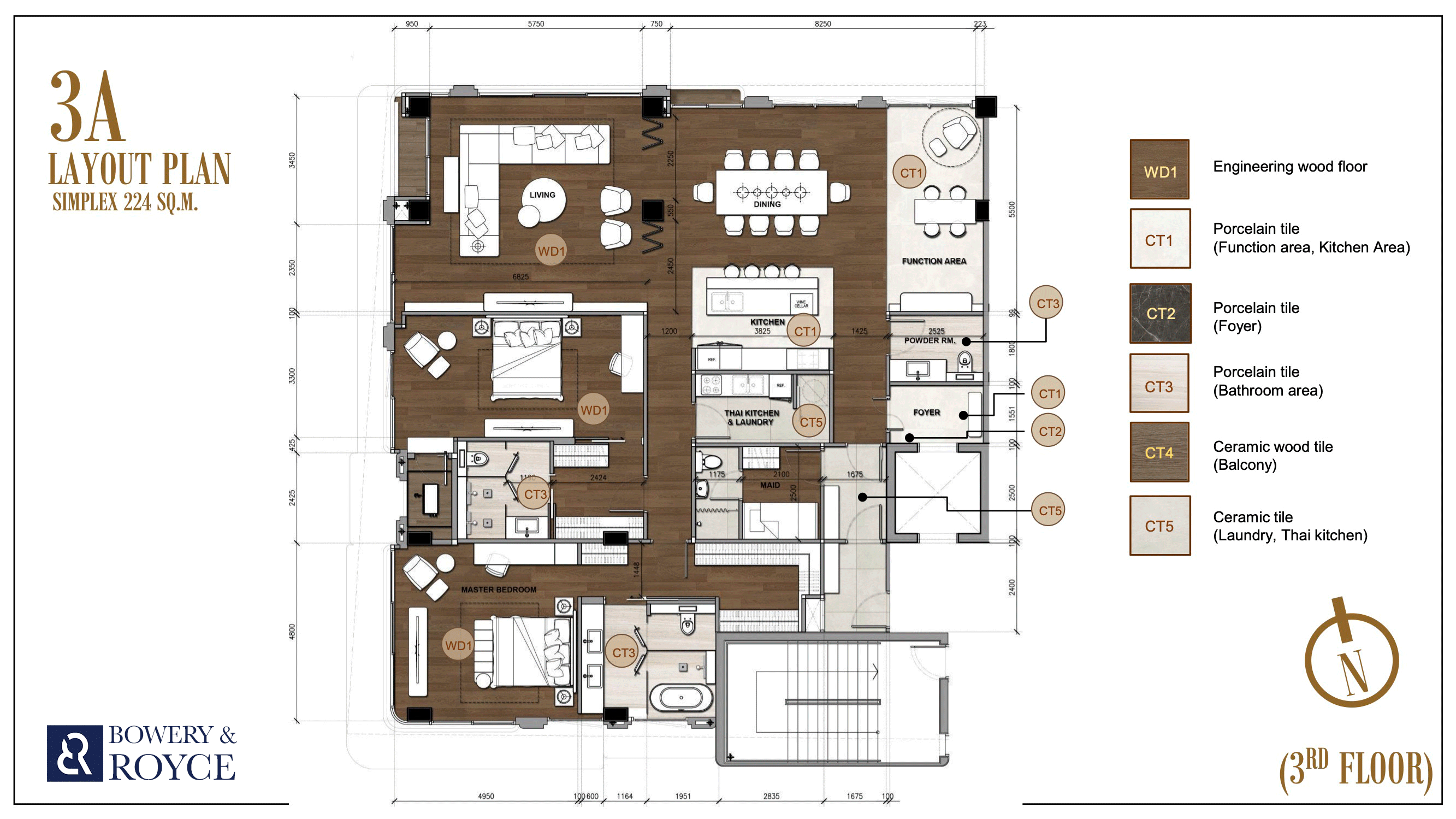 ЗА LAYOUT PLAN SIMPLEX 224 - 3rd floor