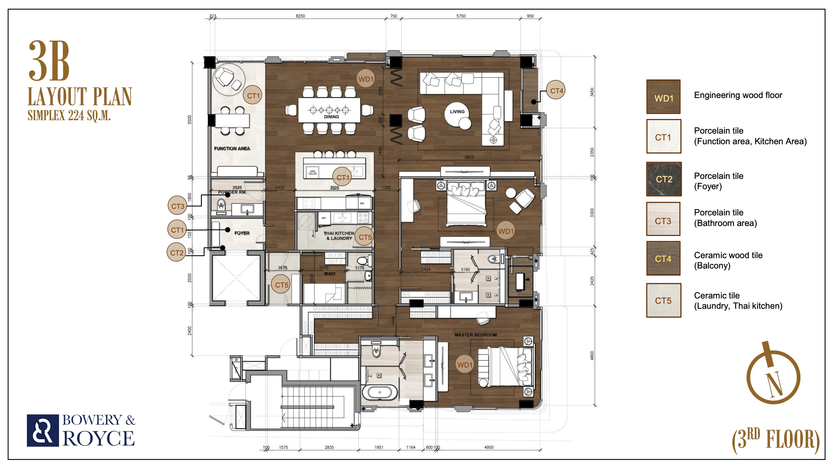 3B LAYOUT PLAN SIMPLEX 224 - 3rd floor
