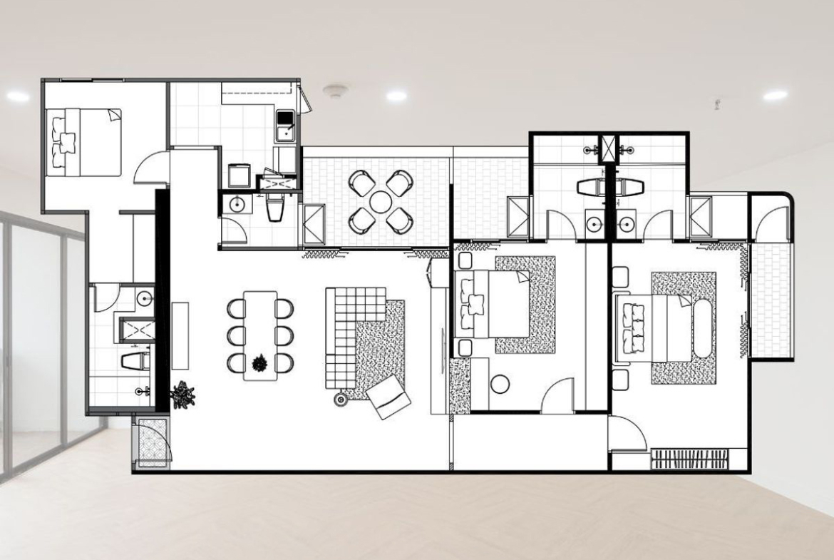 Fully Renovated 3-Bedroom Condo for Sale in Asoke | 174.5 sqm | Near BTS Asoke & MRT Sukhumvit