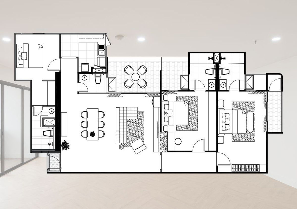 Fully Renovated 3-Bedroom Condo for Sale in Asoke | 174.5 sqm | Near BTS Asoke & MRT Sukhumvit