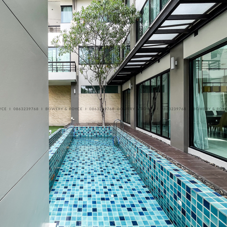 Rare Find Three Bedroom Pet Friendly Private Pool Detached House for Rent in Thong Lor