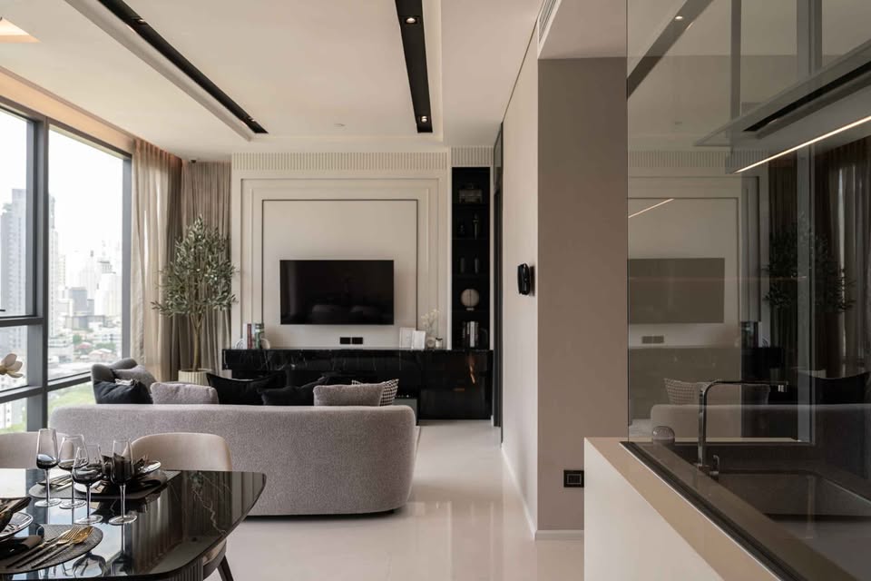 Modern 2 Bedroom Condo for Rent in Thonglor | 86 sqm High Floor Luxury Residence