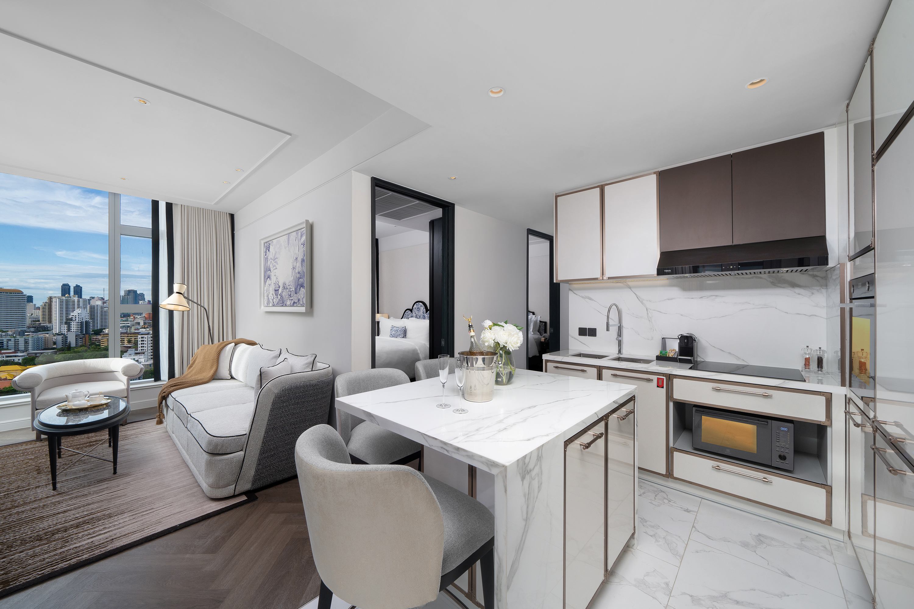Luxury 2 Bedroom Suite Thonglor | Serviced Apartment with Onsen & Butler