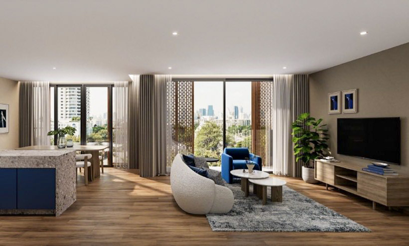 Via 34 Sukhumvit Condo 87 SQM | Low-Rise Near BTS Thonglor