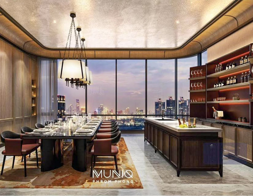 MUNIQ Phrom Phong 1BR 56 SQM Condo | Near BTS Prompong