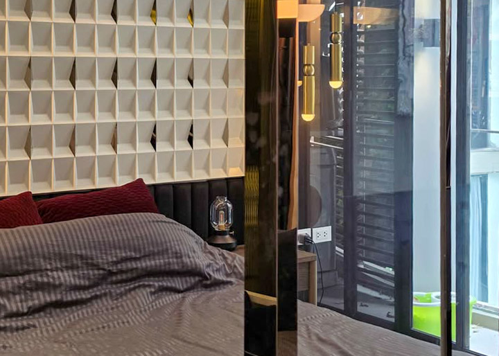 41 SQM FYNN Asoke Condo Rent near BTS Asoke